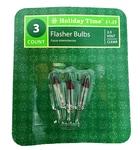 2.5 Volt Mini Flasher Bulbs Christmas Light For 50 100 200 Strings 3 Pk. Fixed Price $10.99.