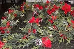 2-6 Ft Pre-lit Artificial Christmas Garland With 20 Led Lights, Battery Powered. Fixed Price $25.00.