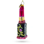 Red Lipstick Blown Glass Ornament. Fixed Price $16.85.