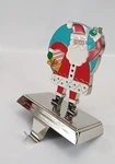 Santa With Gift Bag Christmas Stocking Holder Holiday Hanger Wondershop Blue. Fixed Price $17.99.