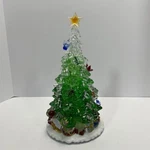 Heritage Mint Holiday Ice Sculptures Acrylic Christmas Tree With Lights 12 Inch. Fixed Price $34.00.