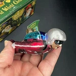 Old World Christmas Skydiver (24200) Glass Ornament W/owc Box & Tag 4.75". Fixed Price $19.00.