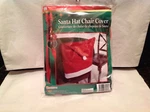 Forum Santa Hat Chair Cover 18"X28" Table Decoration, Red White. Fixed Price $8.07.