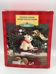 Vintage Hallmark 1997 Nikki Dog Sleigh Stocking Hanger. Fixed Price $14.00.