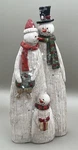 Chilly Snowman Couple Figurine Transpac 10.5 Sparkly. Fixed Price $11.25.