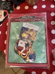 Vtg 18" Felt Xmas Stocking And All Good Night Bucilla 84340 New. Fixed Price $29.99.