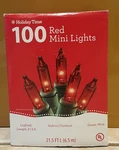 100CT Red Mini Lights, Green Wire - 23 Ft Wedding/event/christmas. Fixed Price $14.99.