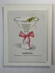 Stupell Pastel Martini With Bow Canvas Wall Design By Susan Jill. Fixed Price $32.00.