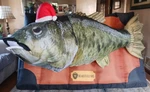 Christmas Big Mouth Billy Bass Airblown Inflatable Animated Moves Sings Read. Fixed Price $160.00.