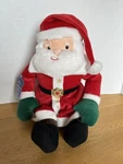 2015 Hallmark Plush Santa Claus Christmas Decoration North Pole 16" With Tag. Fixed Price $10.00.
