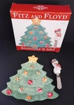 Fitz And Floyd Snowflake & Jake Christmas Holiday Snack Plate Spreader W/box. Fixed Price $6.99.