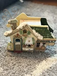 Kurt Adler Snowtown Village Bakery Light Up Wood House Christmas Decor Holiday. Fixed Price $80.00.
