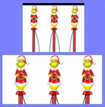 Grinch 6-MARKERS Led Christmas Pathway Lights Stakes Indoor/outdoor Use. Fixed Price $73.99.