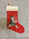 Warner Bros. 2000 Harry Potter Christmas Stocking Glitter Stars Padded 18". Fixed Price $15.00.