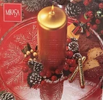 Vtg Mikasa Cut Lead Crystal "holiday Splendor" 11.75" Candle Holder/cake Plate. Fixed Price $24.99.