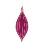 Vickerman 7" Dark Purple Shuttle Ornament 3/BAG. Fixed Price $34.36.