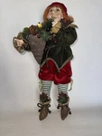 Vintage Woodland Elf Christmas Figurine Doll 19 Katherines Collection. Fixed Price $129.00.