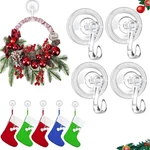 Big Size Christmas Wreath Suction Cup Hooks Hanger 22 Lb Remo. Fixed Price $15.36.