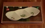 Lenox Holly Holiday And Berry Divided Serving Dish 12 Christmas. Fixed Price $22.00.