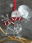 Bronners Snowman Frosty Friend Acrylic Christmas Ornament 261D. Fixed Price $10.00.