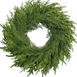 26 Inch Christmas Wreath, Wreaths For Front Door, Artificial Pine W.... Fixed Price $101.55.