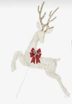 Home Accents Holiday 65 Deer Jumping Led Indoor & Outdoor 160L Ww. Fixed Price $110.00.
