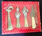 Wallace Silversmith Set Of 4 Spreaders-silver Plated/stainless Steel. Fixed Price $18.88.