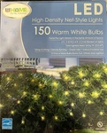 Home For The Holidays 150 Warm White Led High Density Net Style Lights 4FTX 6FT. Fixed Price $13.99.
