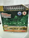 New 100 Led Commercial Grade Waterproof Holiday Bright Lights. Fixed Price $17.99.