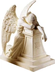 Elegant Angel Of Grief Desktop Statue - Touching Tribute For Any Space. Fixed Price $181.99.