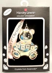 Harvey Lewis Baby First Christmas 2017 Teddy Bear Ornament - Swarovski. Fixed Price $14.95.