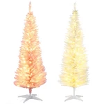 Homcom 5' Prelit Artificial Christmas Tree With Warm White Led Lights Used. Fixed Price $38.49.