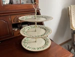 Lenox Holiday Christmas 3 Plates Tier Tidbit Server Tray Cake Stand. Fixed Price $130.00.