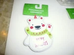 New ! Personalized Ornaments Bear Happy Christmas Holidays. Fixed Price $9.95.