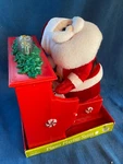 Vintage Plush Christmas Santa Claus Playing Piano Musical & Lighted Figure Gemmy. Fixed Price $49.99.