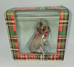Sandicast Tan Chihuahua Dog Christmas Ornament W/ Red Green Bowtie. Fixed Price $12.99.