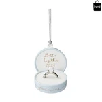 Lenox 895775 2024 Together Forever Ring Box Ornament, Christmas. Fixed Price $34.17.