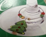 6 Glass Christmas Tree Wine Charm Set W/ 9 Holiday Ornaments Brand New. Fixed Price $80.00.
