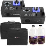 (2) Chauvet Dj Geyser T6 Vertical Pyrotechnic-like Rgb Led Fog Machine W Case. Fixed Price $481.40.