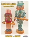 Steinbach Baseball Nutcracker Set Of 2 Wooden Handmade Germany Vintage Sports Pl. Fixed Price $115.00.
