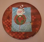 1 Sakura Melamine Merry Making Christmas Salad/dessert Plate Vg. Fixed Price $8.99.