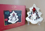 Lenox Winter Greetings Red Cardinal Christmas Candy Dish Catherine Mcclung 8.25". Fixed Price $14.99.