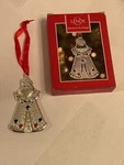 Lenox Silver Santa Seasonal Gems Ornament American By Design Rhinestones. Fixed Price $10.00.