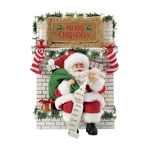Department 56 Possible Dreams Down The Chimney Santa Christmas Figurine #6017642. Fixed Price $118.00.