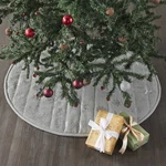 Yuletide Burlap Dove Grey Snowflake Tree Skirt 36 Vhc Brands. Fixed Price $38.95.