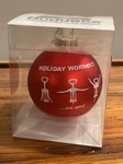 Tree Buddees Wine Corkscrew Holiday Workout Glass Christmas Ornament Free Ship. Fixed Price $14.99.
