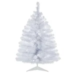 Vickerman 36" Plastic Spruce Artificial Christmas Tree With Led Lights In White. Fixed Price $88.51.