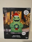 Disney Boogie Christmas Inflatable Wreath 5 Ft Nightmare Before. Fixed Price $59.00.