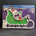 Holiday Time Santa And Sleigh Light Sculpture Indoor Outdoor Christmas Decor. Fixed Price $24.99.