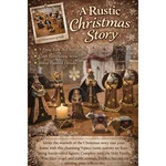 Rustic Nativity Set 9 Piece Folk Art Christmas Scene Farmhouse Holiday. Fixed Price $40.50.